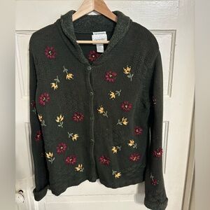Vintage Christopher and Banks Autumn cardigan size medium